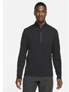 Men's Dry Fit Victory Half Zip Long Sleeve T-Shirt Black - NIKE - BALAAN 3