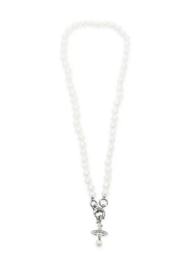 Aleksa Pearl Necklace Silver - VIVIENNE WESTWOOD - BALAAN 3