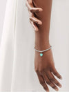 Heart Tag Bead Bracelet Blue Silver - TIFFANY & CO. - BALAAN 5