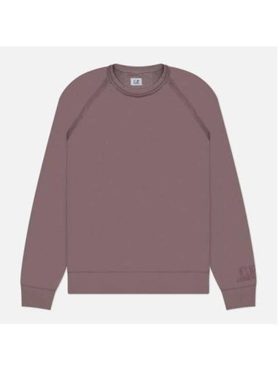 Light Fleece Logo Crew Neck Sweatshirt Purple - CP COMPANY - BALAAN 2