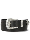 Logo Leather Belt Black - HUGO BOSS - BALAAN 2