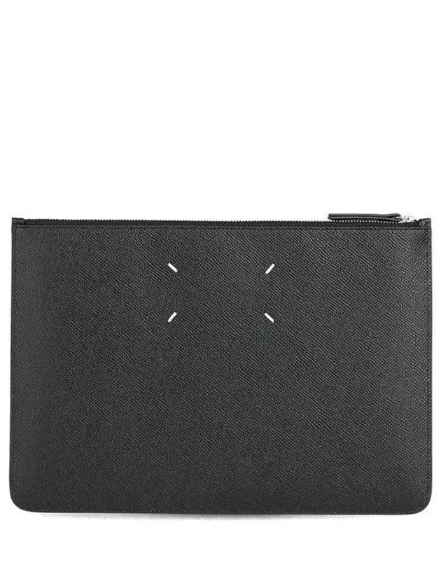 Stitch Zipper Clutch Bag Black - MAISON MARGIELA - BALAAN 2