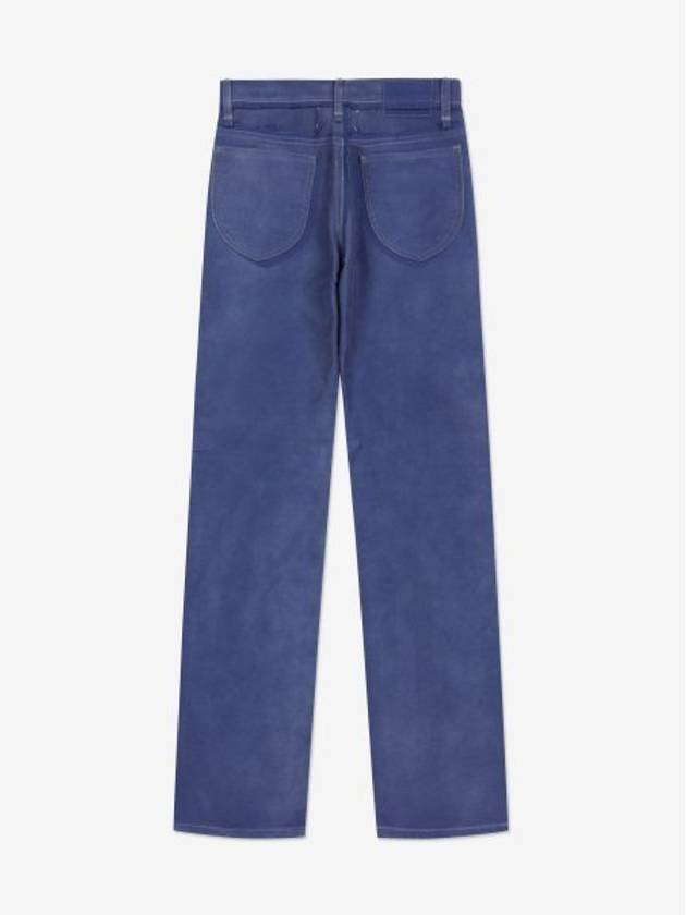 Distressed Cotton Straight Jeans Blue - MAISON MARGIELA - BALAAN 3