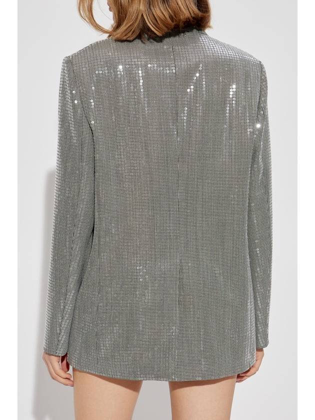 Golden Goose Double-breasted Sequin Blazer, Women's, Grey - GOLDEN GOOSE - BALAAN 4