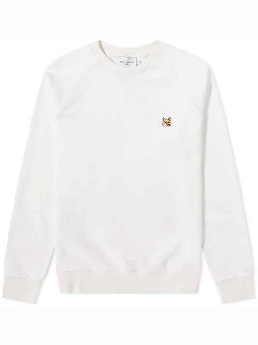 Fox Head Patch Classic Sweatshirt Ecru - MAISON KITSUNE - BALAAN 1
