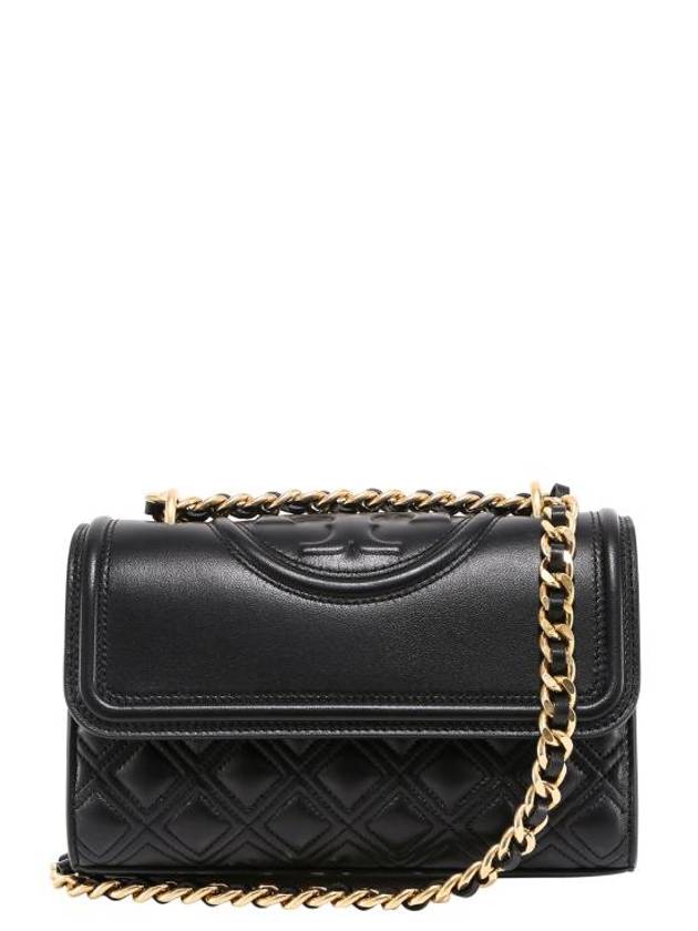 Small Fleming Convertible Shoulder Bag Black - TORY BURCH - BALAAN 2