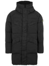 Wappen Patch Crinkle Reps Long Padding Black - STONE ISLAND - BALAAN 2