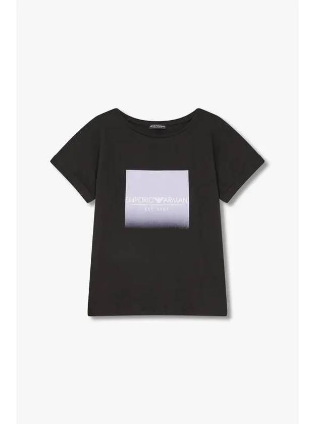 UNDERWEAR Women s Fade Out Logo Lounge T Shirt Black - EMPORIO ARMANI - BALAAN 1