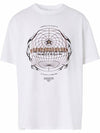 Logo Graphic Totnes Short Sleeve T-Shirt White - BURBERRY - BALAAN.