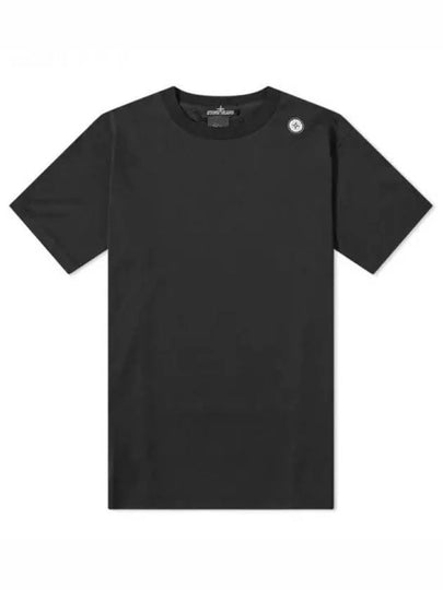 Shadow Project Logo Short Sleeve T-Shirt Black - STONE ISLAND - BALAAN 2