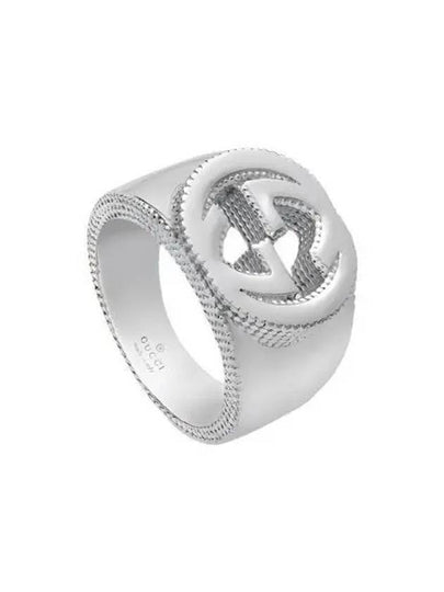 Interlocking G Wide Ring Silver - GUCCI - BALAAN 2