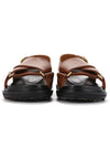 Fussbett Leather Sandals Brown - MARNI - BALAAN 5