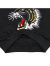 Tiger Varsity Print Cotton Sweatshirt Black - KENZO - BALAAN 9