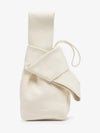 Bow Lambskin Leather Pouch Bag Off White - JIL SANDER - BALAAN 2