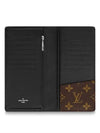 Brazza Monogram Macassar Long Wallet Brown Black - LOUIS VUITTON - BALAAN 4