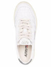 Medalist Silver Tab Low Top Sneakers White - AUTRY - BALAAN 6