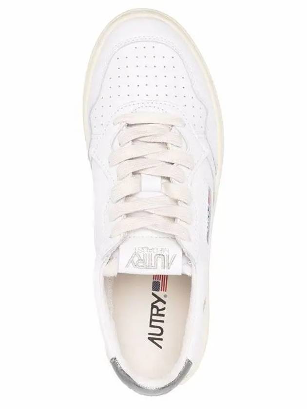 Medalist Silver Tab Low Top Sneakers White - AUTRY - BALAAN 6