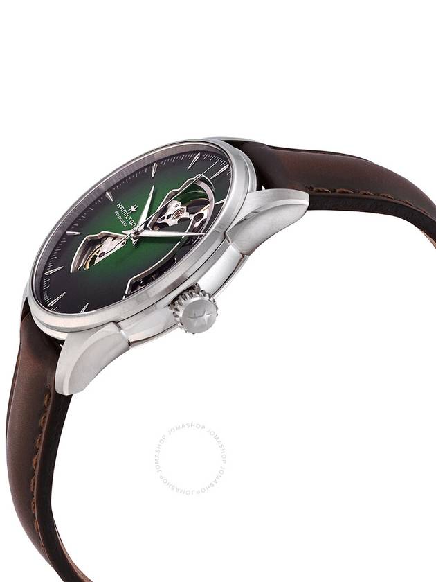 Jazzmaster Open Heart Automatic Watch Green - HAMILTON - BALAAN 3