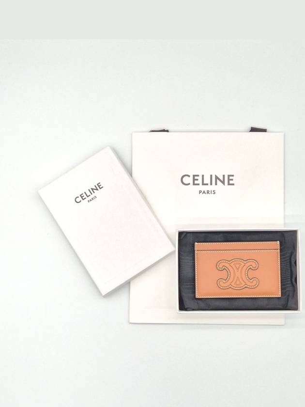 Coeur Triomphe Card Wallet Tan - CELINE - BALAAN 7