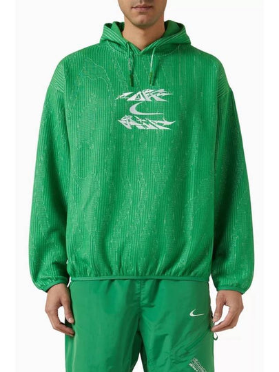 X -off White Men Green Engineered Hoodie DV4450 389 - NIKE - BALAAN 2