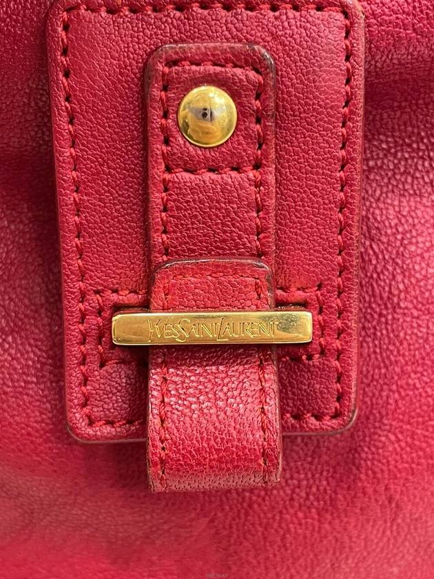 Daol Sangin Store Carvasique Boston Bag Red 311217 Condition B - SAINT LAURENT - BALAAN 8