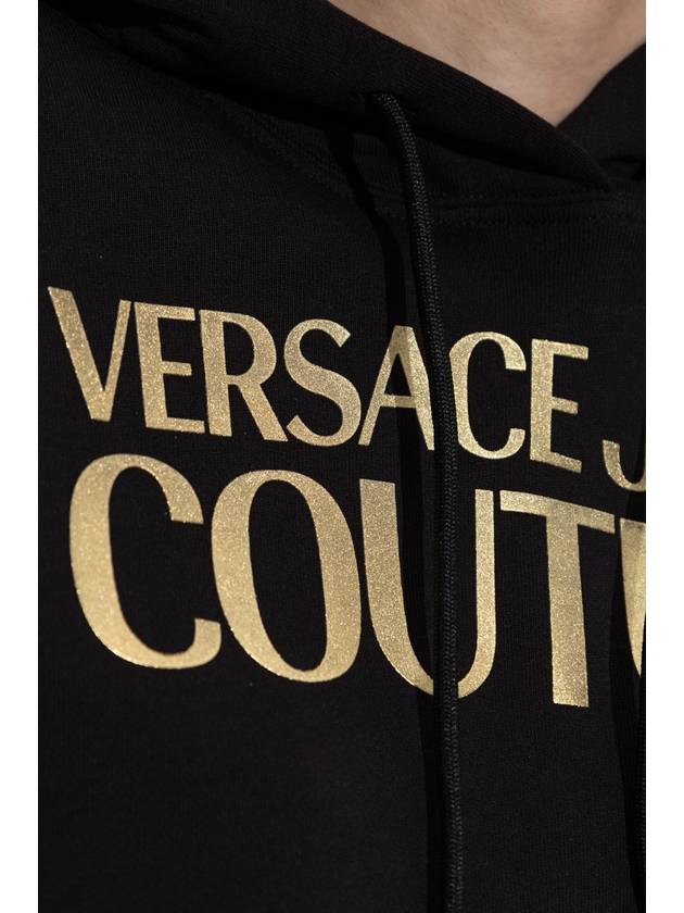 Versace Jeans Couture Hooded Sweatshirt, Women's, Black - VERSACE - BALAAN 5