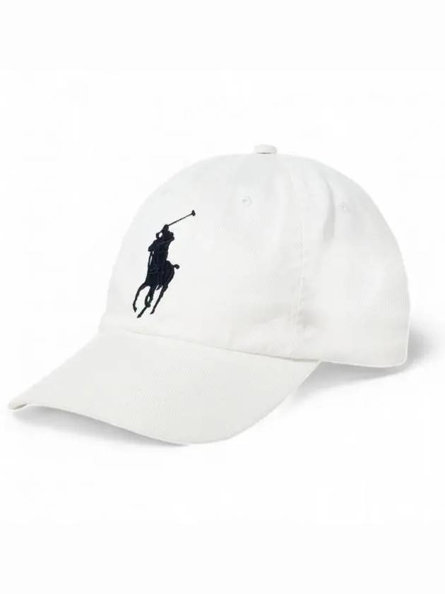 Big Pony Logo Ball Cap White - POLO RALPH LAUREN - BALAAN 2