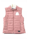 Women's Post Swedish Padded Vest Pink - HORN GARMENT - BALAAN 1