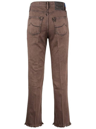 Jacob Cohen Brown Cotton And Lyocell Jeans - JACOB COHEN - BALAAN 2