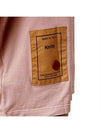 Pocket Back Logo Patch Cotton Short Sleeve T-Shirt Pink - TEN C - BALAAN 3