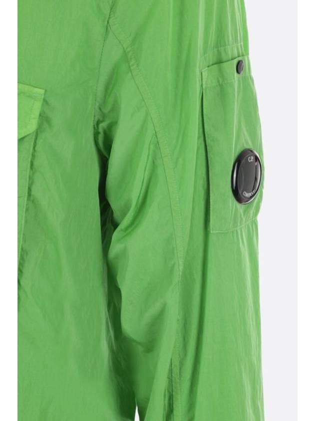 Chrome-R Zip-Up Over Long Sleeve Shirt Green - CP COMPANY - BALAAN 4