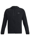 Men's Stretch Woven Windbreaker Black - UNDER ARMOUR - BALAAN 2