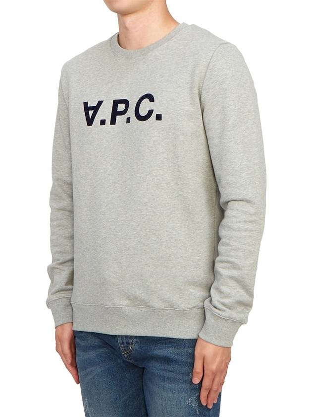 VPC Logo Crew Neck Sweatshirt Grey - A.P.C. - BALAAN 3