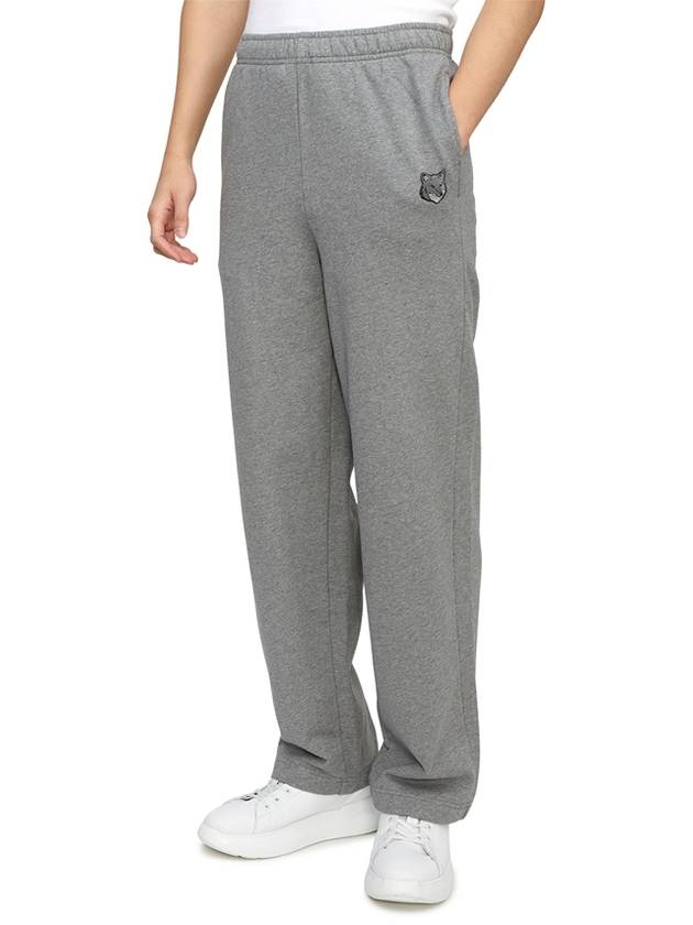 Bold Fox Head Patch Relaxed Jogger Track Pants Grey - MAISON KITSUNE - BALAAN 5