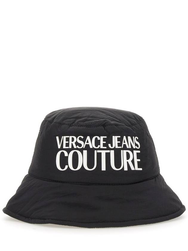 BUCKET HAT WITH LOGO - VERSACE - BALAAN 1