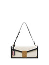 RWB Tab Canvas Shoulder Bag Black Beige - THOM BROWNE - BALAAN 2