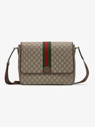 Men's Ophidia GG Cross Bag Beige Ebony - GUCCI - BALAAN 2