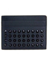 Chios Stud Card Wallet Black Red - CHRISTIAN LOUBOUTIN - BALAAN 2