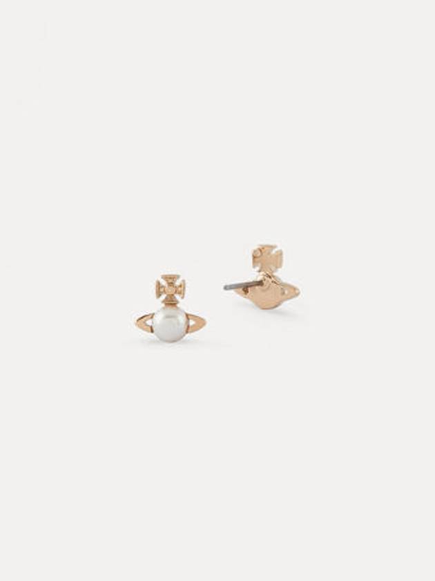 Balvina Pearl Earrings Pink Gold - VIVIENNE WESTWOOD - BALAAN 4