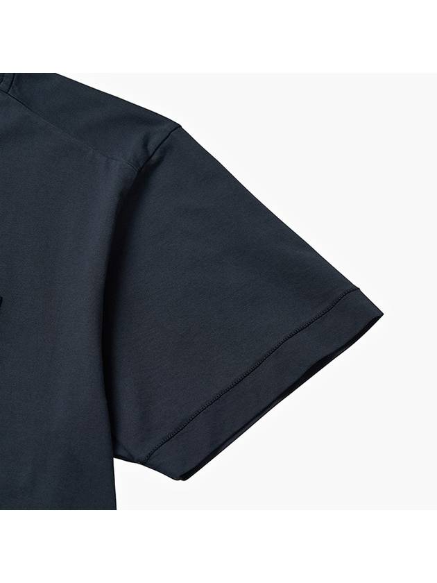 Logo Patch Short Sleeve T-Shirt Navy - STONE ISLAND - BALAAN 7