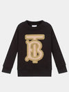 Kids logo point sweatshirt black 8034565K - BURBERRY - BALAAN 1