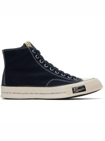 0123201001003 NAVY Skagway High Top Sneakers 1218171 - VISVIM - BALAAN 1