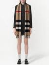 Check Fringe Cashmere Muffler - BURBERRY - BALAAN 7