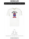 Logo Cotton Short Sleeve T-shirt White - MONCLER - BALAAN 3