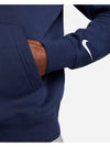 France Club Fleece Pullover Hoodie Navy - NIKE - BALAAN 5