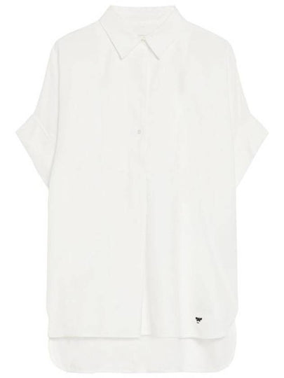 Brema Cotton Short Sleeve Shirt White - MAX MARA - BALAAN 2