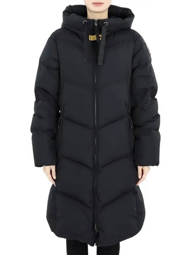 Women s RINDOU Hooded Down Long Padded Jacket Pencil PWPU HF33 710 - PARAJUMPERS - BALAAN 1