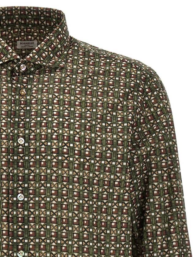 Borriello Patterned Print Shirt - BORRIELLO - BALAAN 3