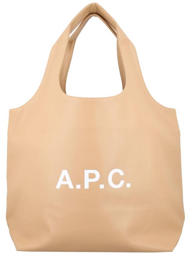 Logo Ninon Detail Medium Tote Bag Beige - A.P.C. - BALAAN 2