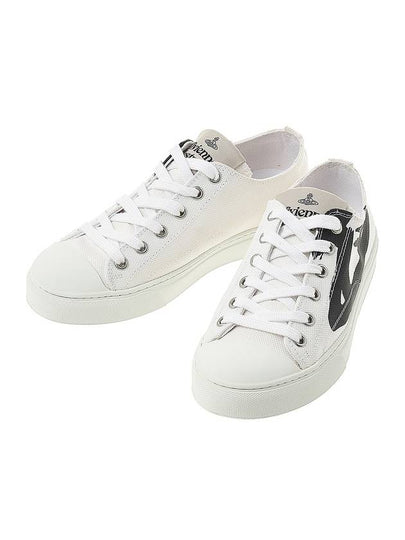 Plimsoll Low Top Sneakers White - VIVIENNE WESTWOOD - BALAAN 2